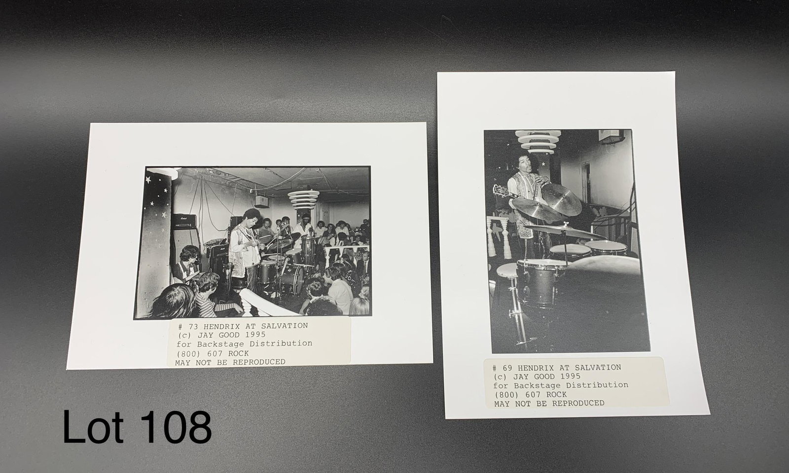 Original Unpublished Photographs of Jimi Hendrix (1 of 3)