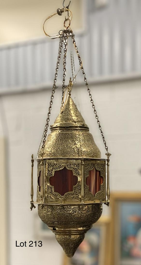 Vintage Moroccan Brass Lamp (1 of 6)