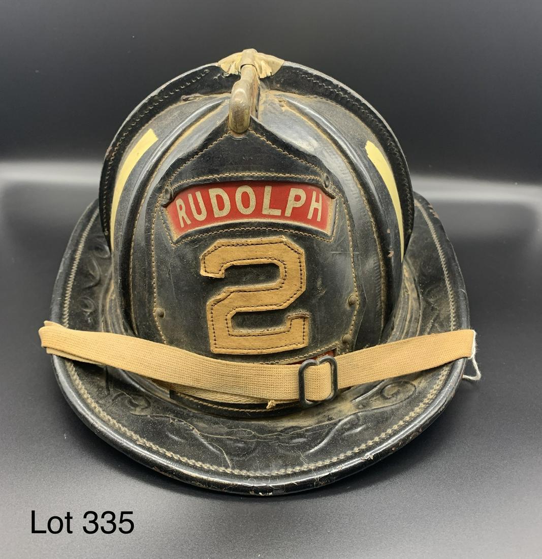 Fire Dept. Leather Hat (1 of 8)