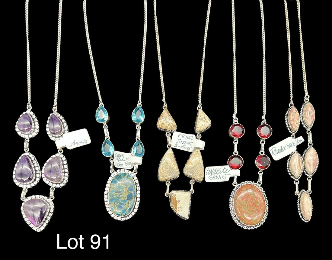 Gemstone Necklace Lot (1 of 6)