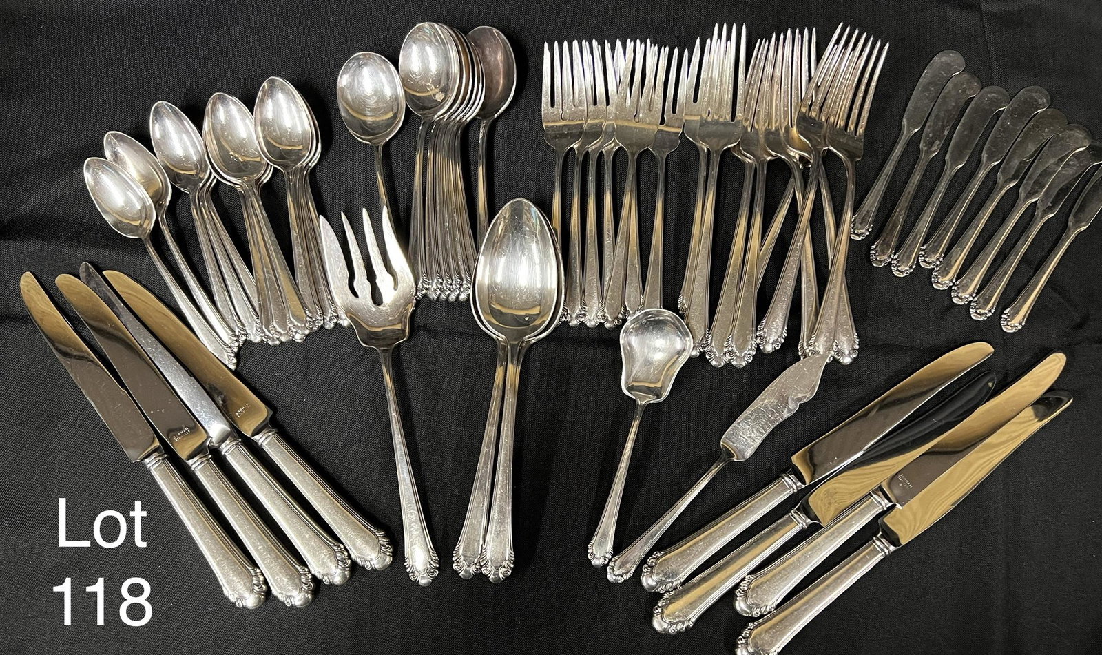 Gorham Silver Plate Flatware (1 of 10)