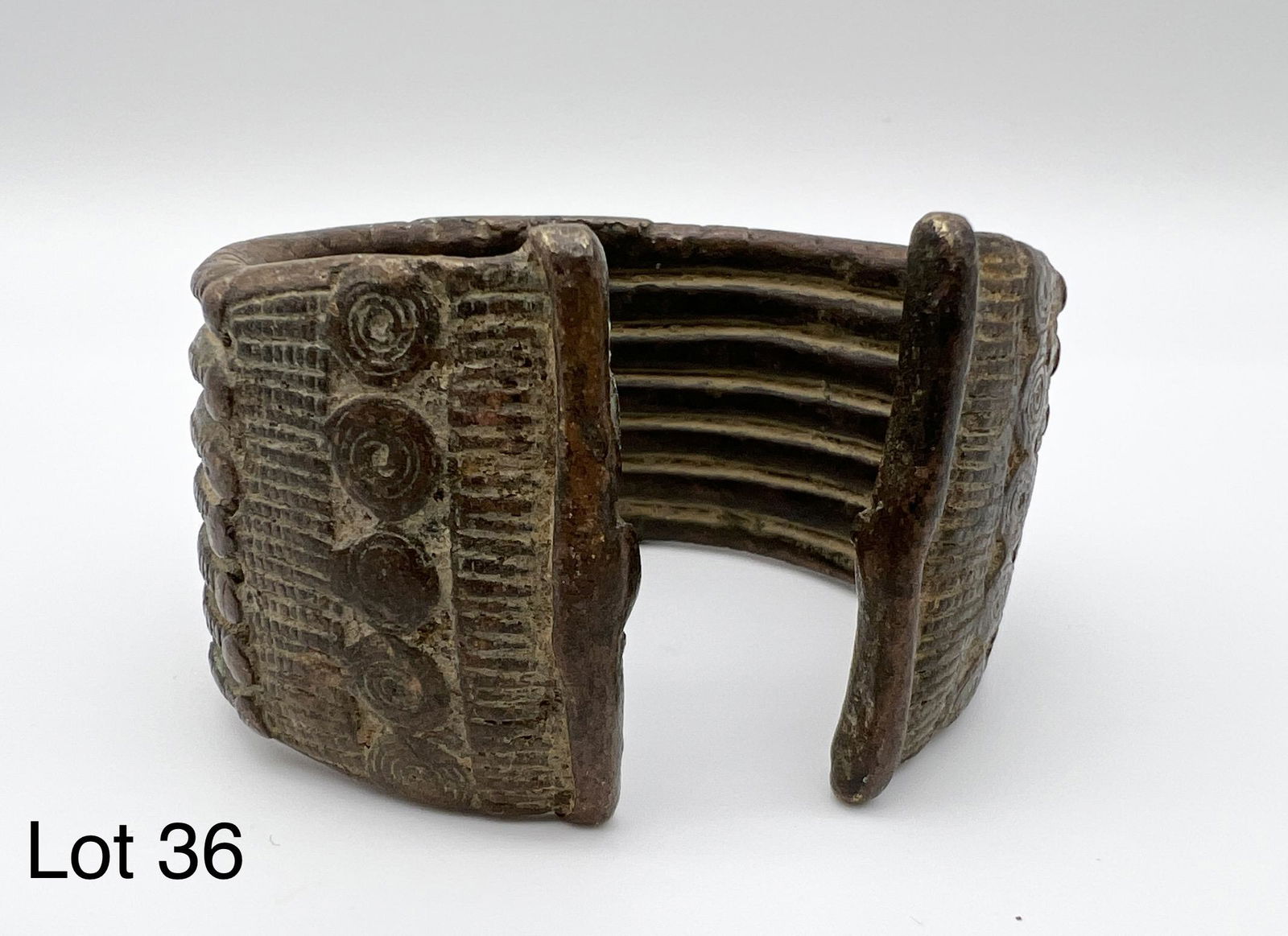 Vintage Dan Tribe Brass Bracelet (1 of 5)