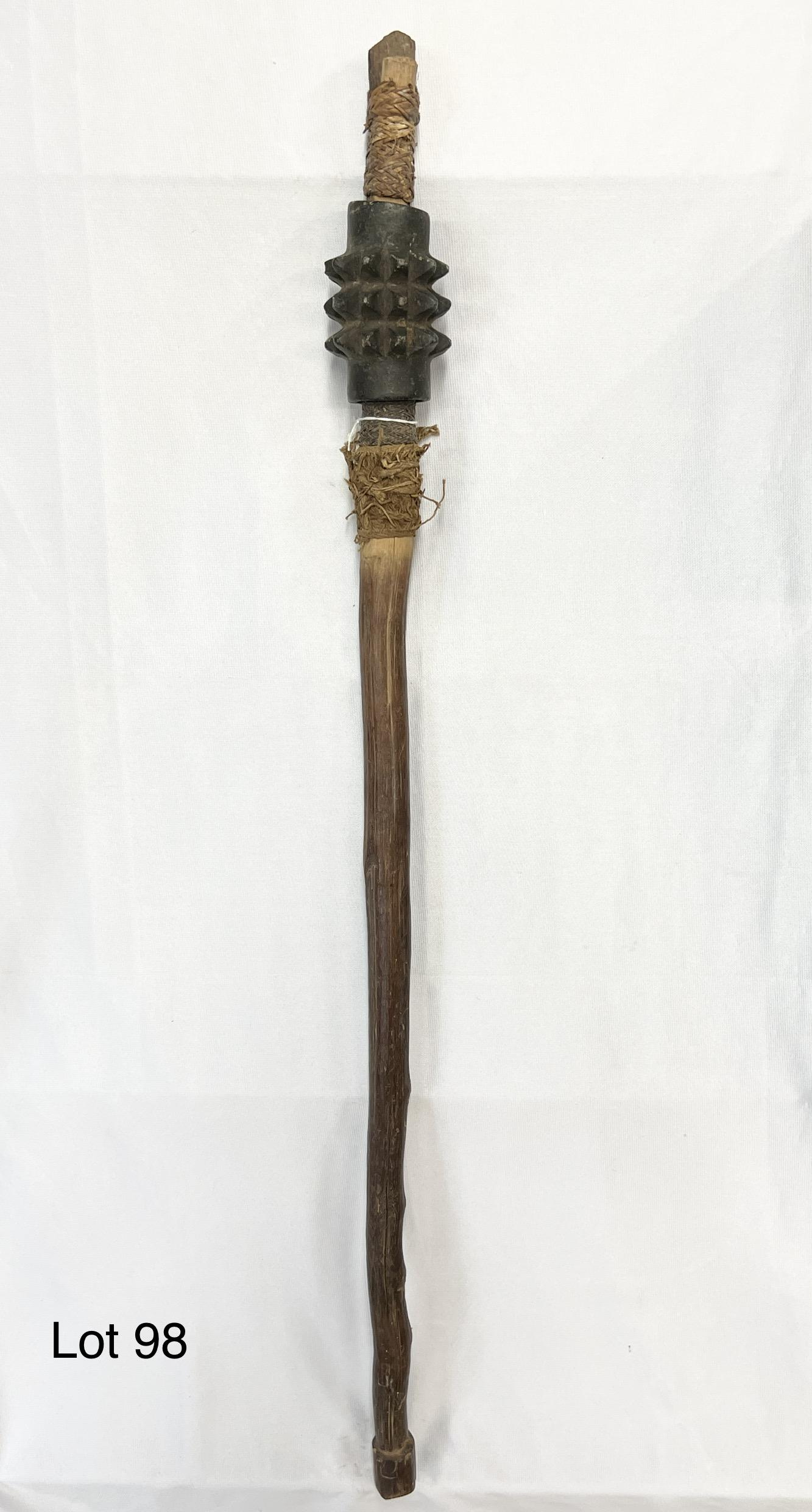 New Guinea Stone Headed War Club (1 of 3)