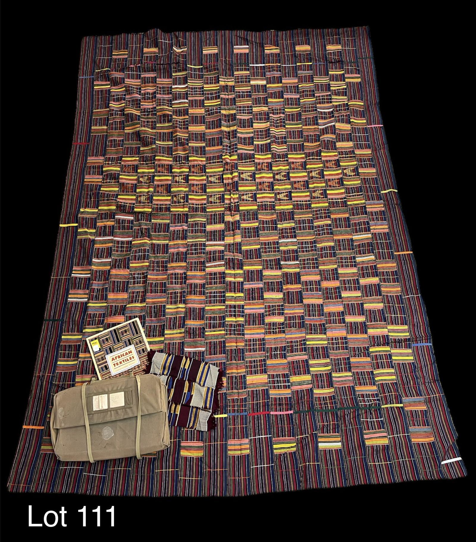 Lot of African Kente Cloth (1 of 6)