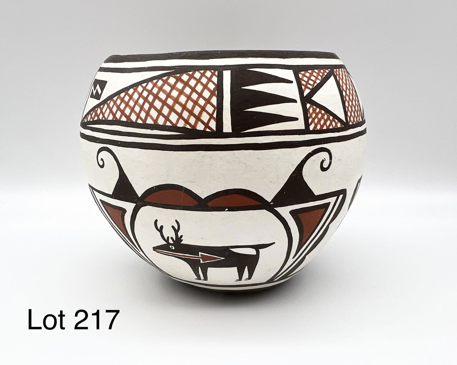 Zuni Indian Ceramic Vessel (1 of 3)