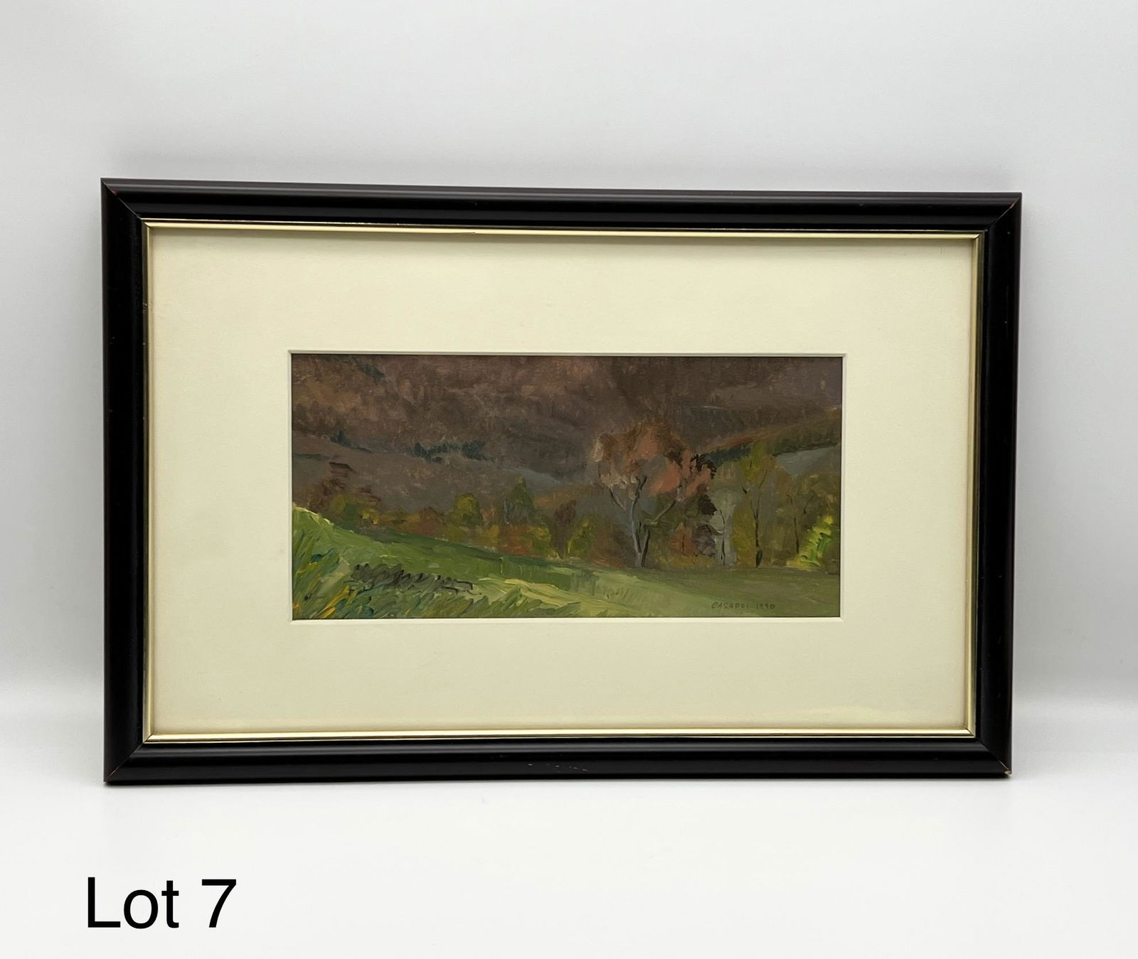 Signed Giovanni Casadei Oil on Board (1 of 4)