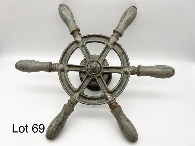 Vintage Boat Steering Wheel