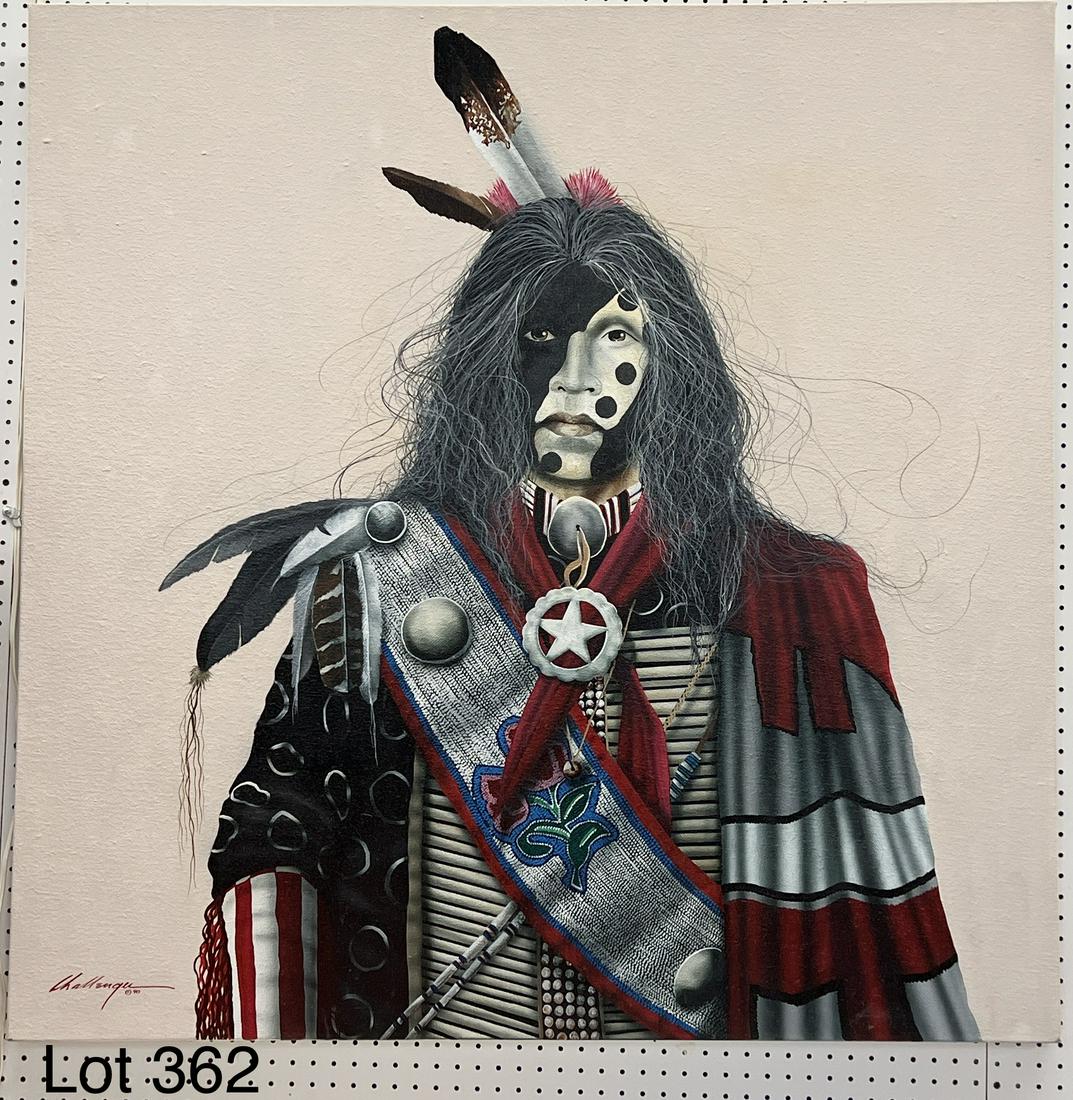 "My Voice You Shall Hear" painting by J.D. Challenger (1 of 6)