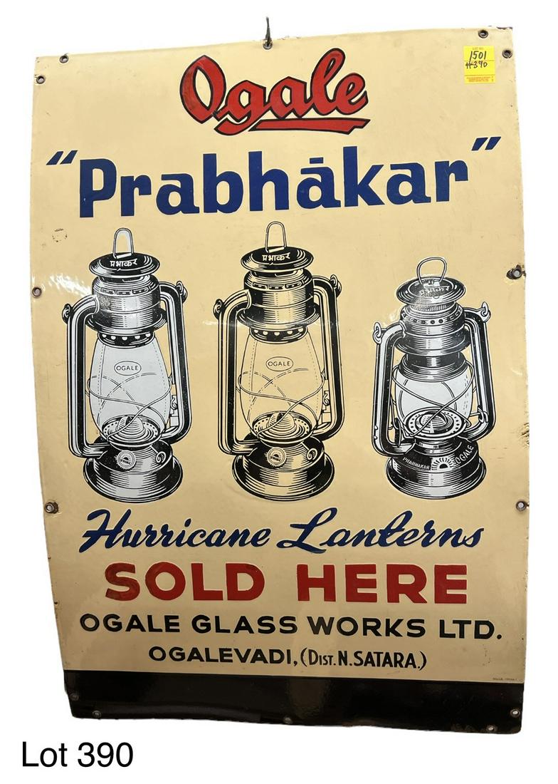 Indian Ogale Prabhakar Lantern Sign (1 of 4)