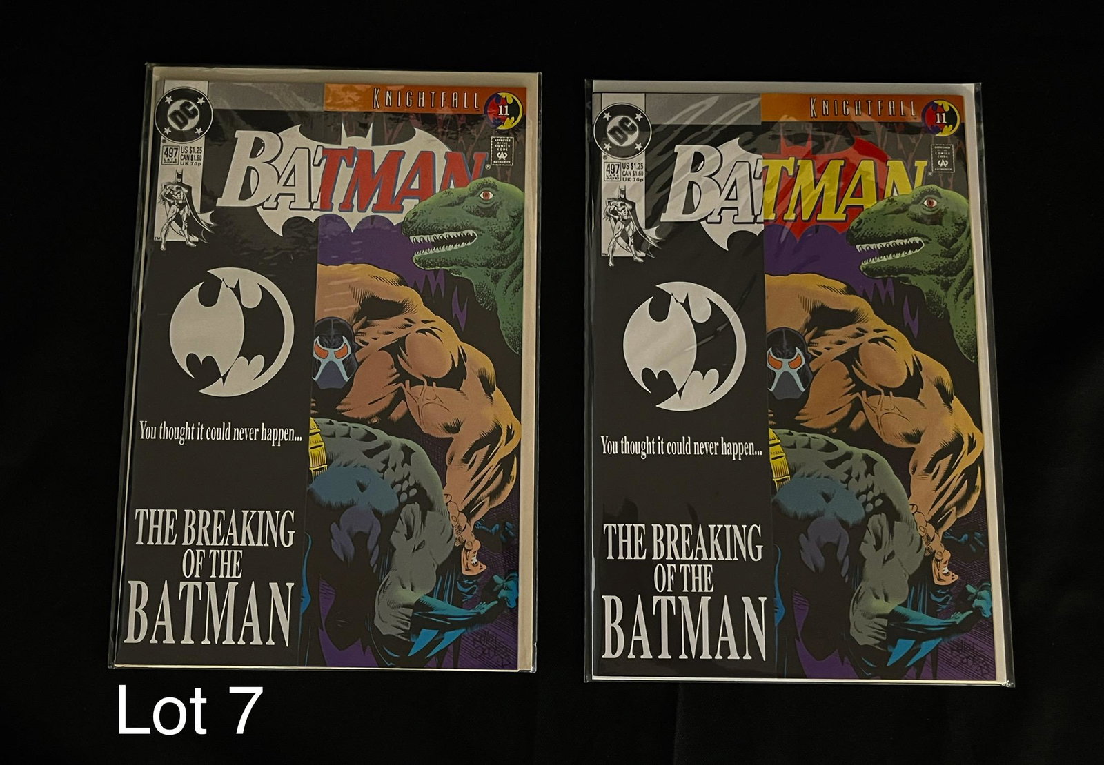 Lot of Two Batman #497 Comic Books (1 of 2)
