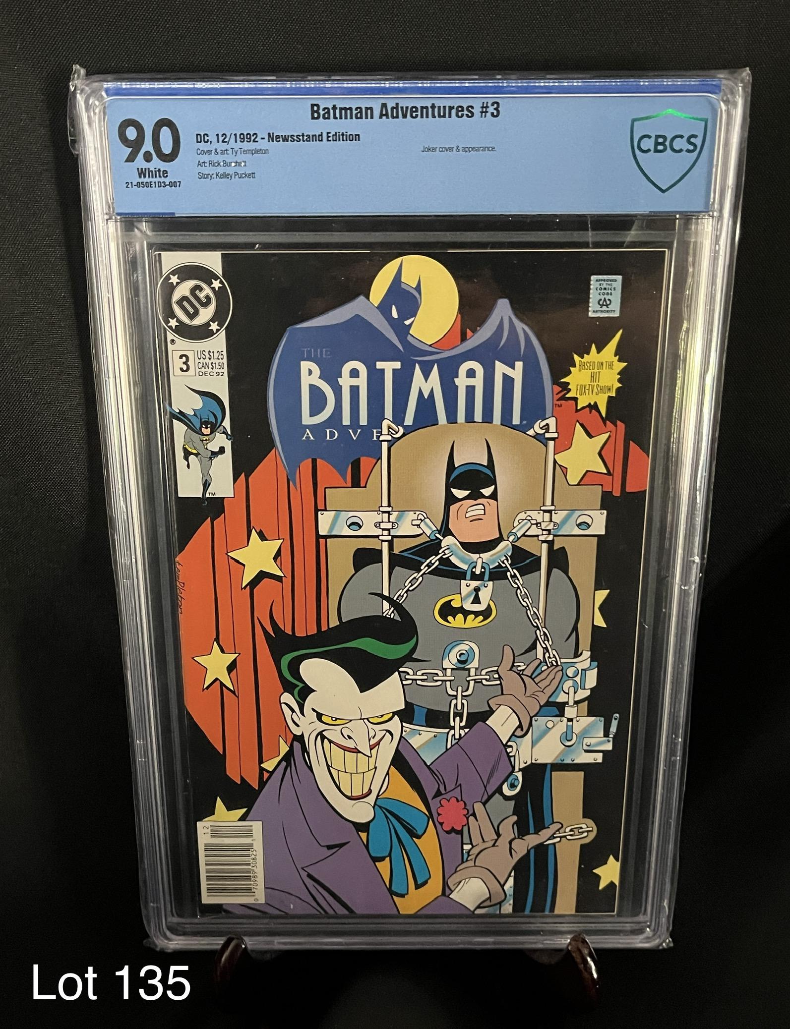 Graded Batman Adventures #3 Comic Book (1 of 1)