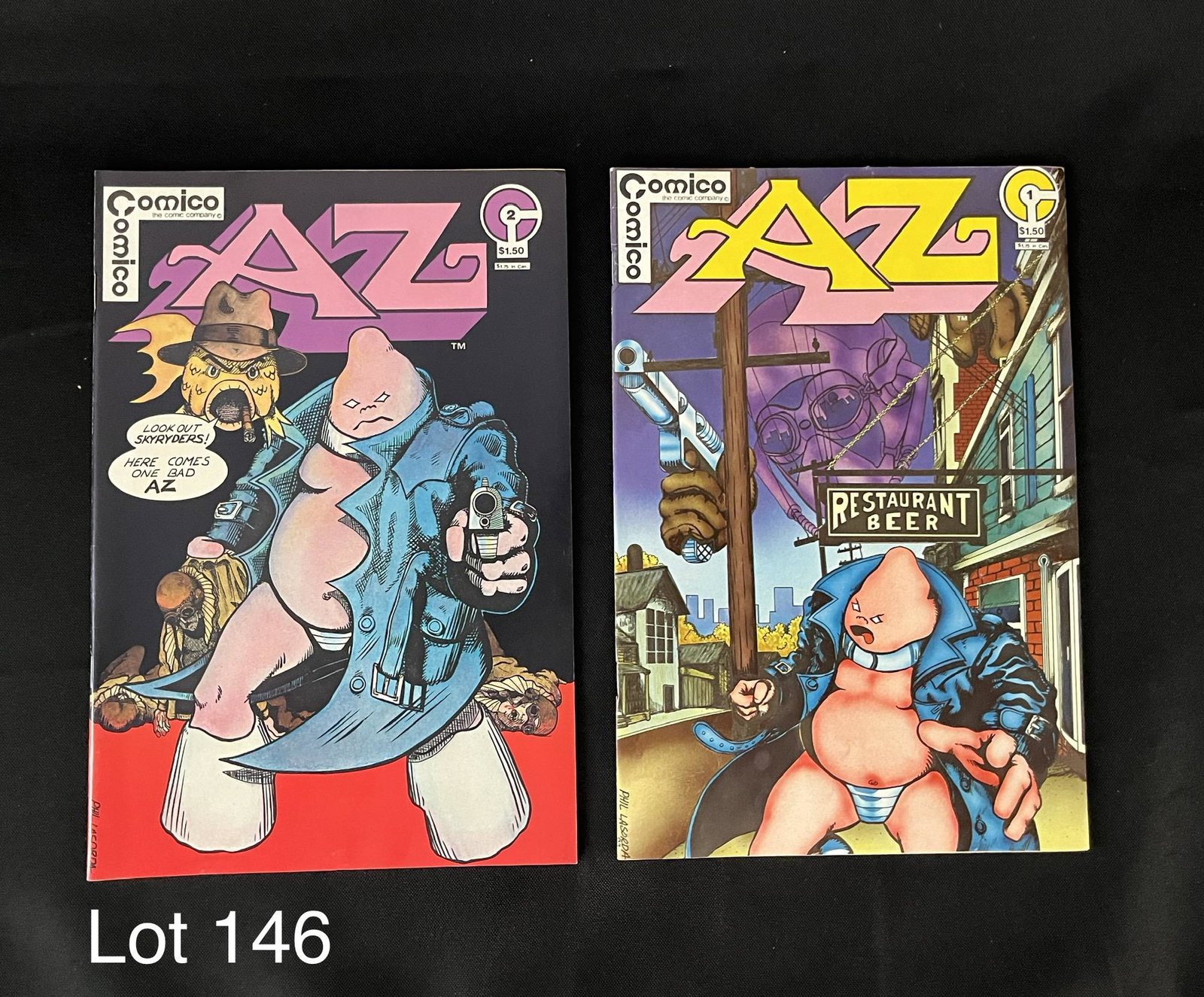 Lot of AZ #1 and #2 Comic Books (1 of 2)