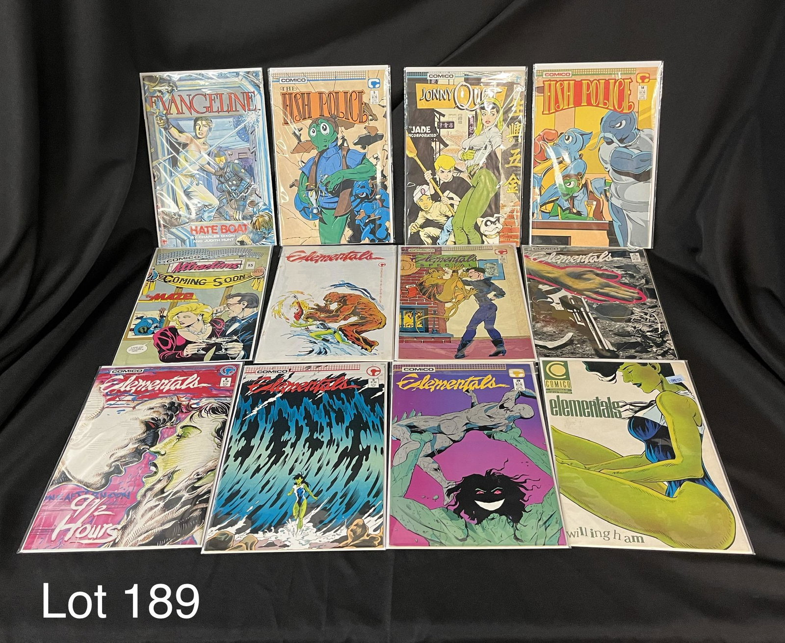 Mixed Lot of Comico Comic Books Including Elementals (1 of 5)