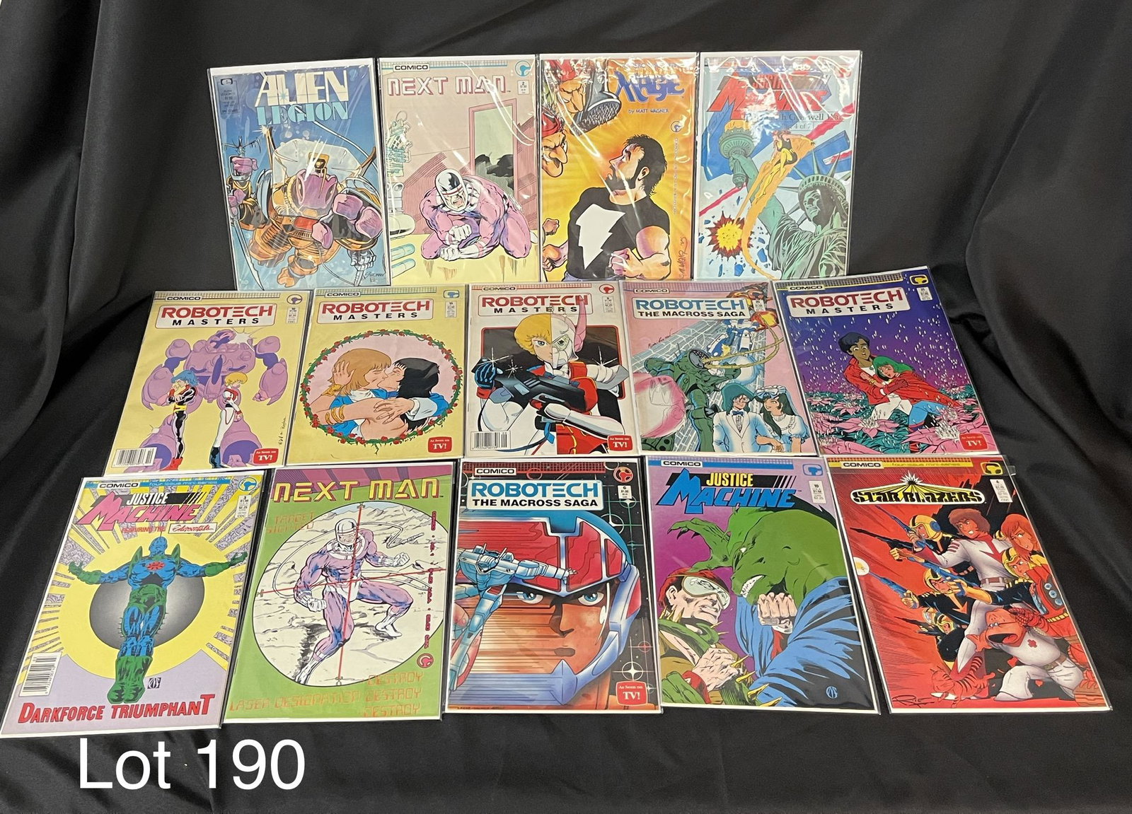 Mixed Lot of Comico Comic Books Including Robotec (1 of 5)