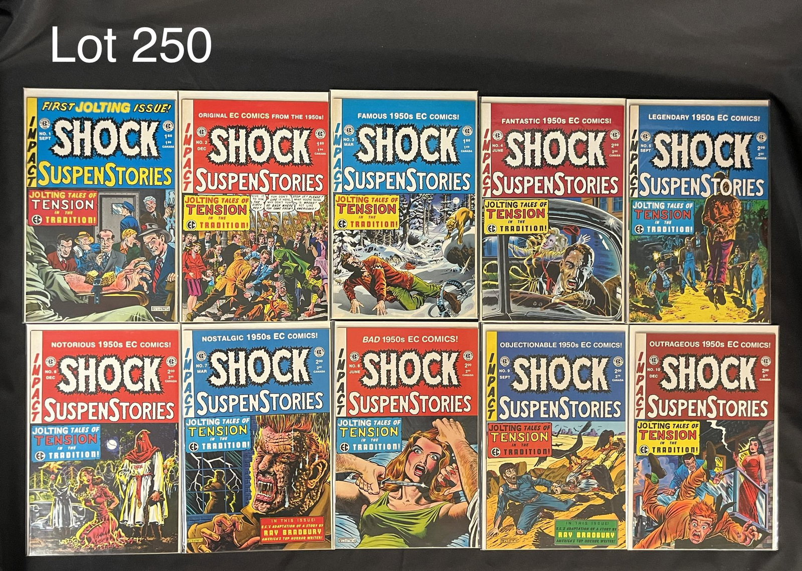 Lot of Shock Suspense Stories Comic Books (1 of 6)