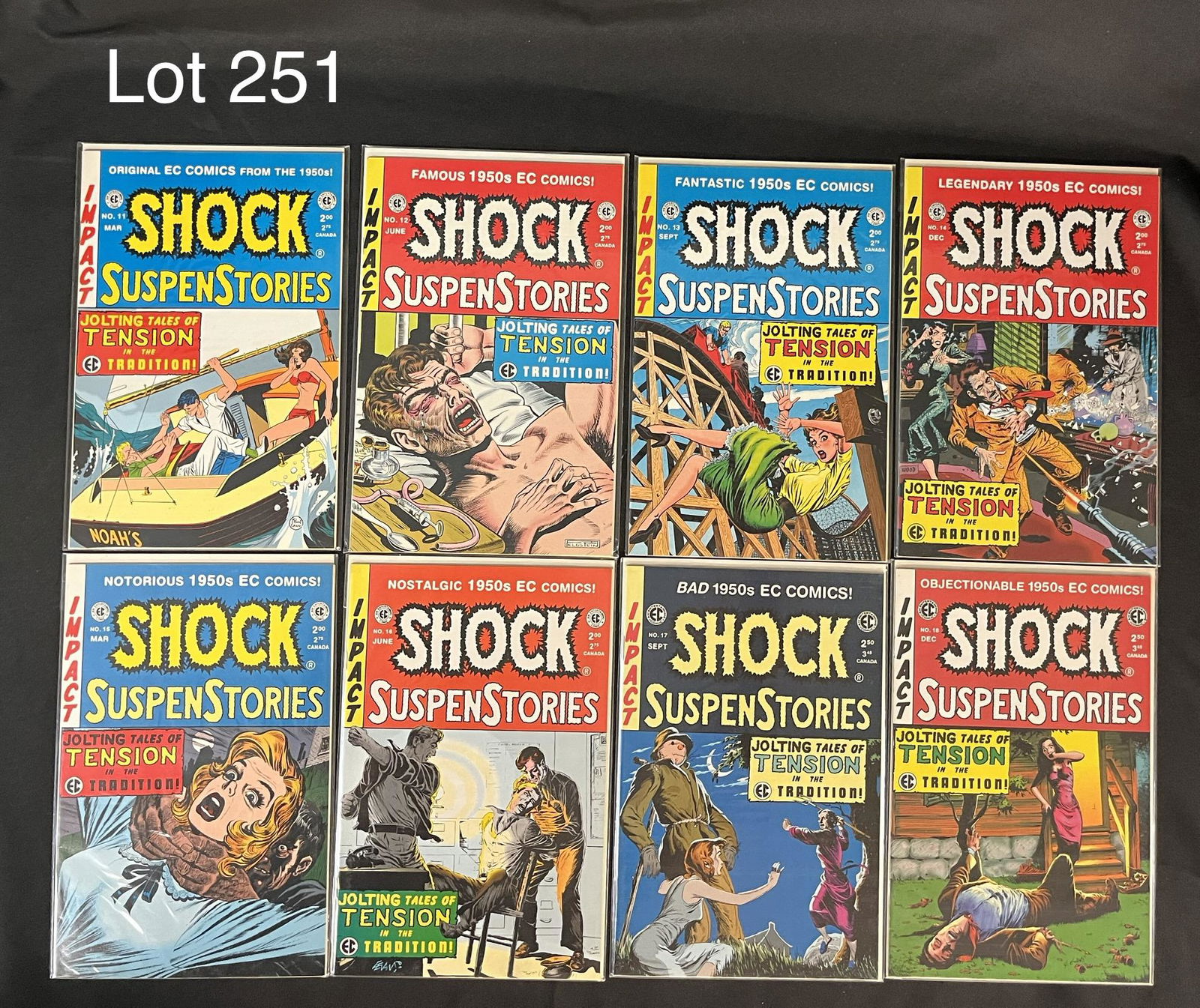 Lot of  Shock Suspense Stories Comic Books (1 of 5)