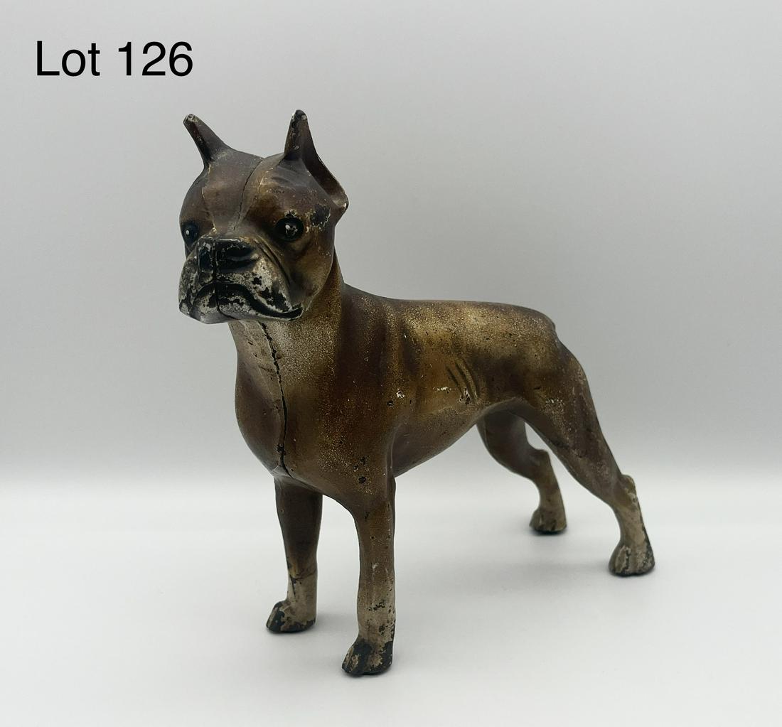 Hubley Cast Iron Boxer Doorstop (1 of 6)