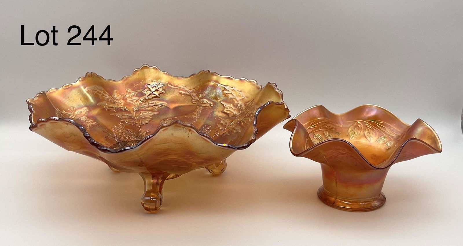 Lot of Fenton Carnival Glass (1 of 6)