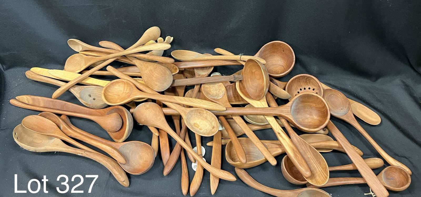 Collection of Hand Carved Wooden Spoons (1 of 8)