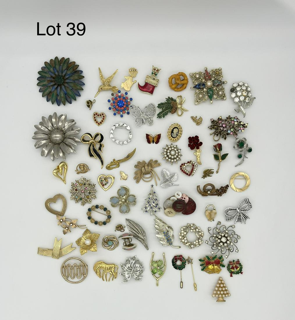 Collection of Costume Jewelry Pins (1 of 5)