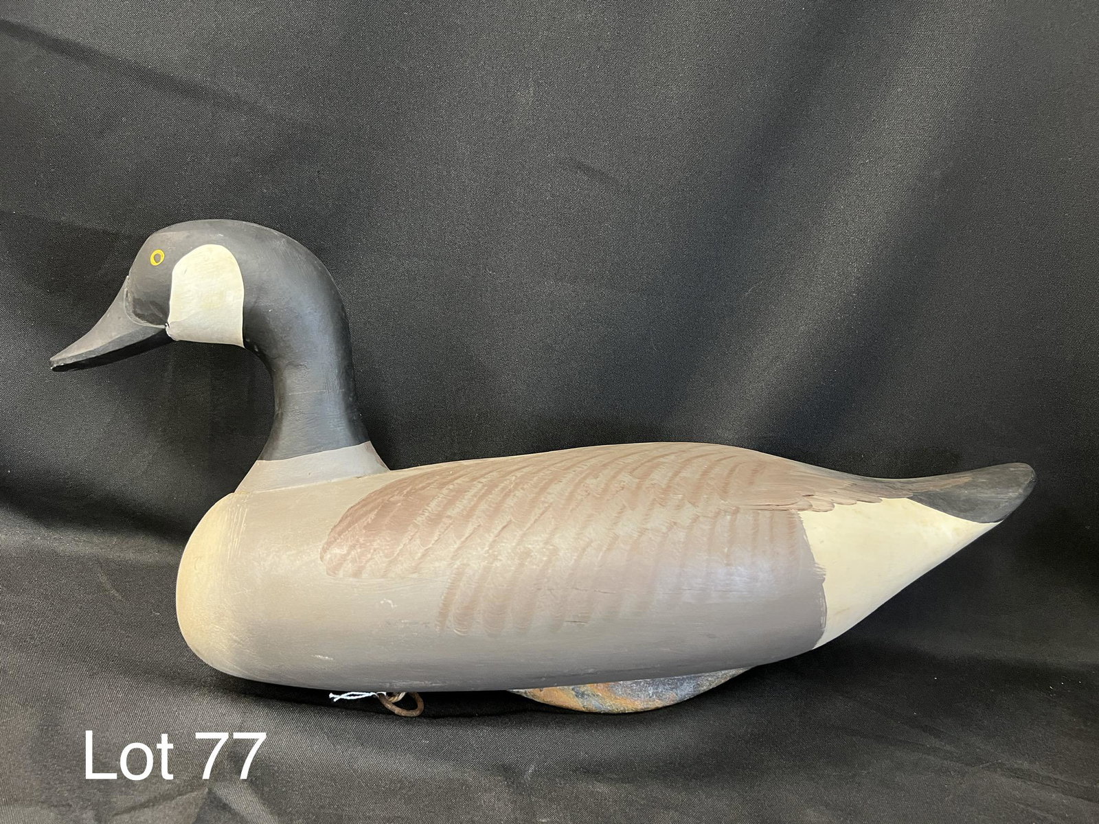Signed Captain Bob Jobes Canadian Goose Decoy (1 of 6)