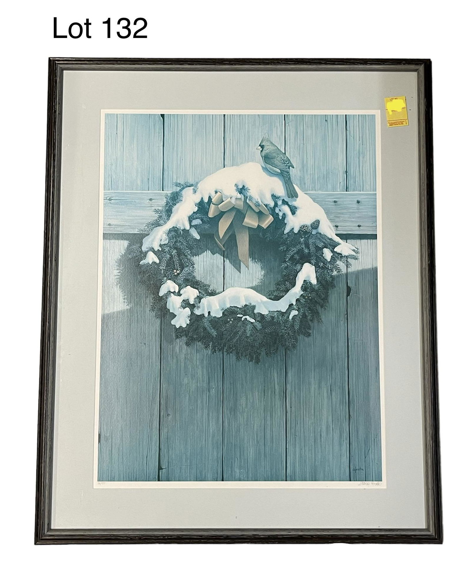 Signed A Christmas Carol Print by Tom Hirata (b. 1955): Signed print of Tom Hirata's (b. 1955) A Christmas Carol. Piece is numbered 161/950 in bottom left corner, and signed in the bottom right. Comes with additional information on the back. Measures 25 3/