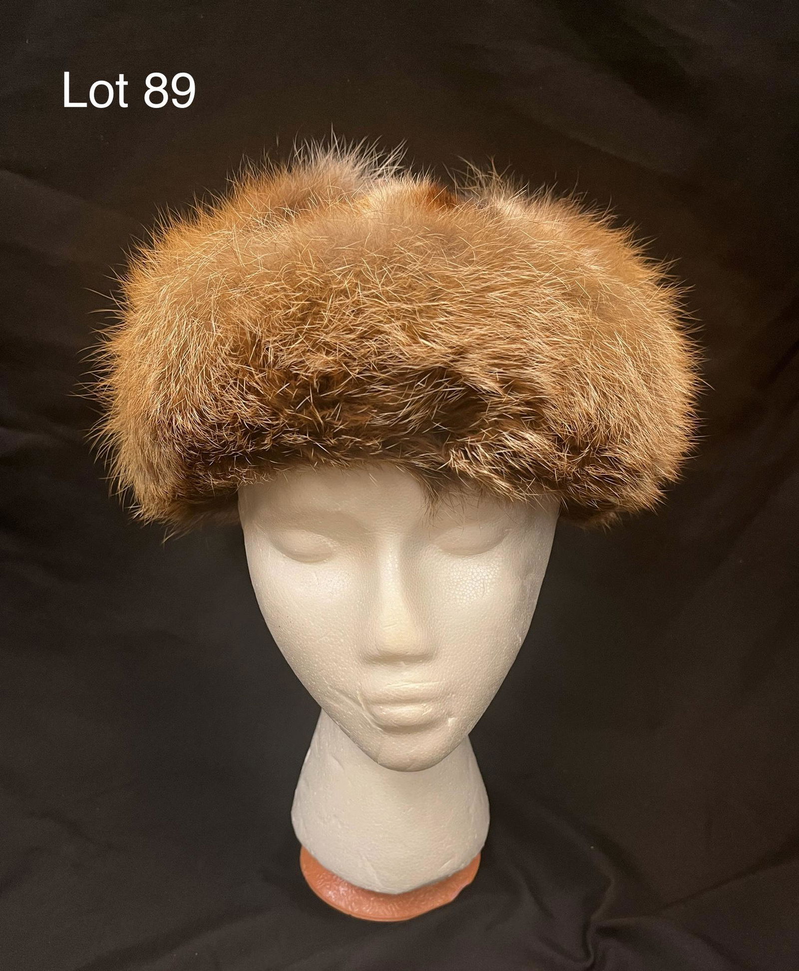 Red Fox Fur Ushanka Hat (1 of 6)