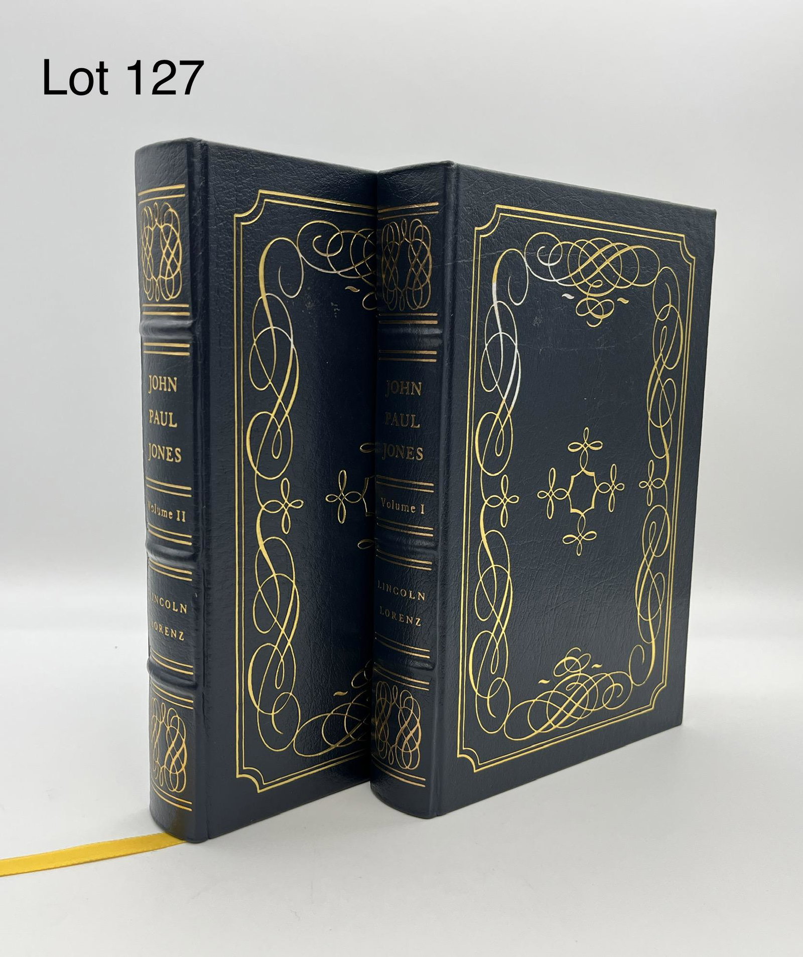 Easton Press Two Volume John Paul Jones Set by Lincoln Lorenz (1 of 6)