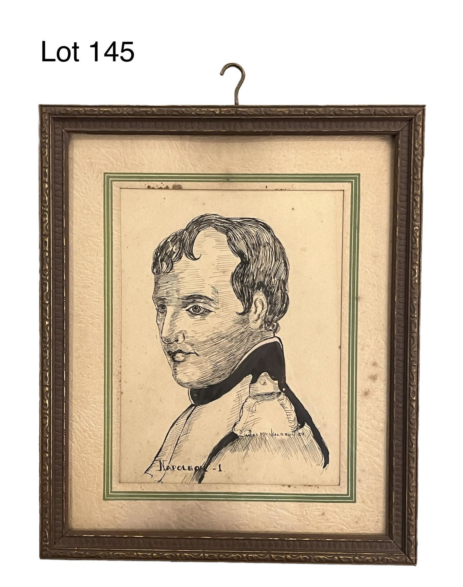 Drawing of Napoleon by James MacKellar Waldron (1909-1974) (1 of 5)