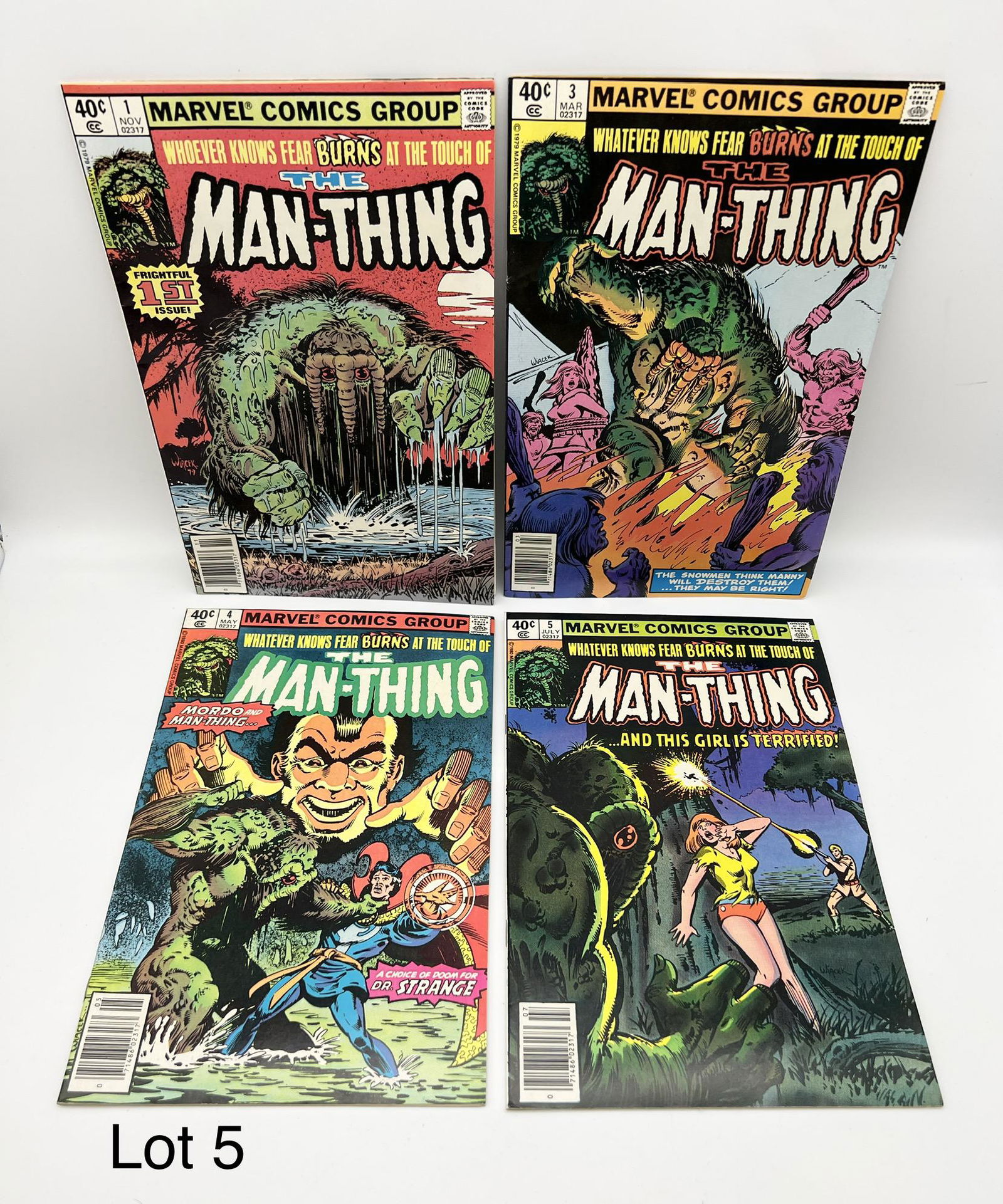 Collection of The Man-Thing Comic Books (1 of 5)