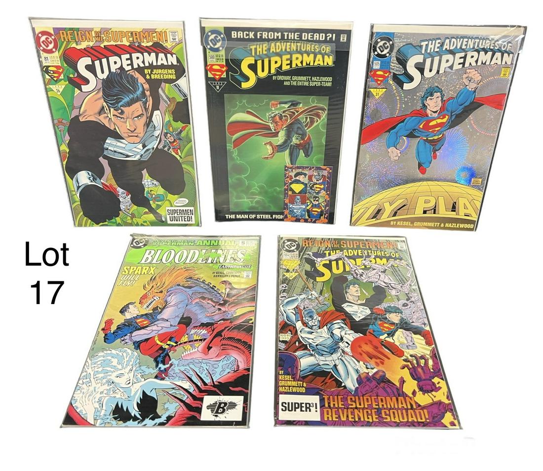 Collection of Superman Comic Books (1 of 4)