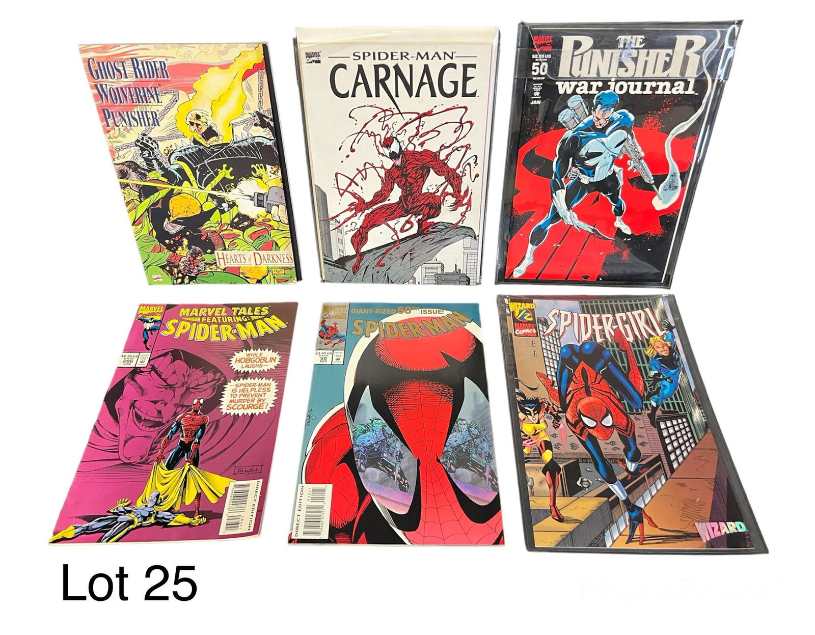 Lot of Marvel Comic Books Featuring Spider-Man and Punisher (1 of 7)