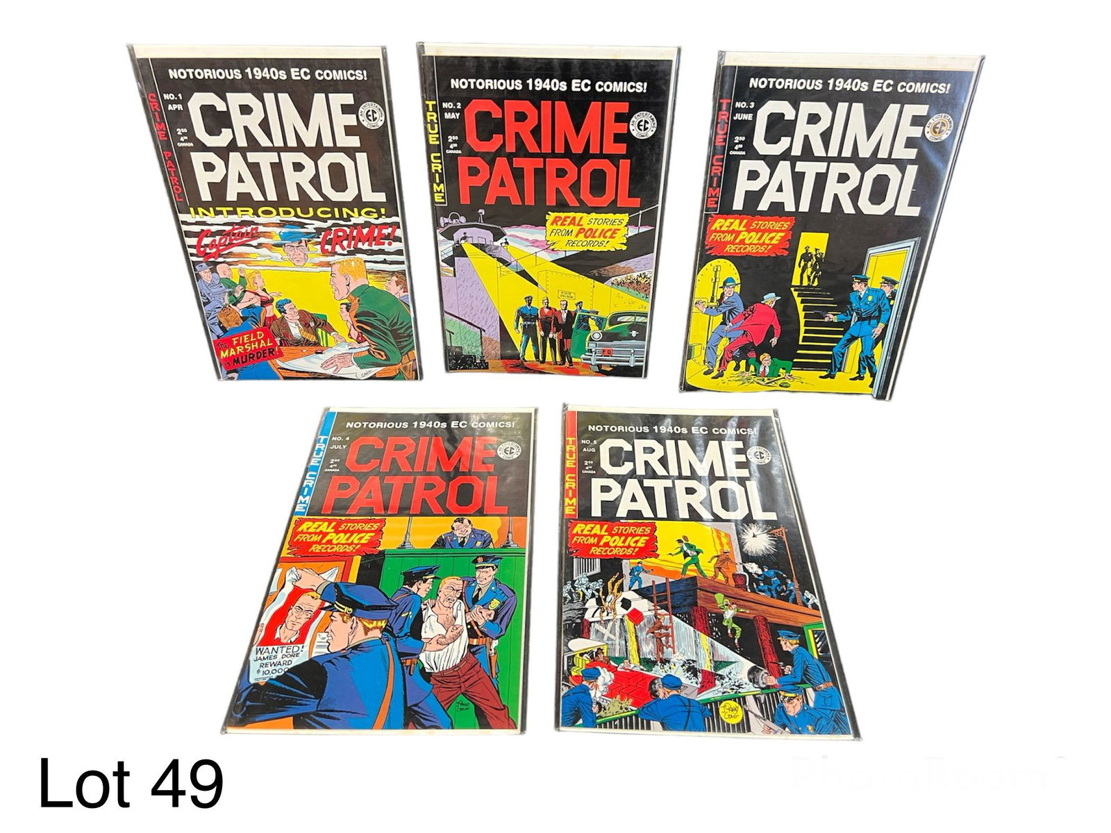 Collection of Crime Patrol Comic Books (1 of 4)