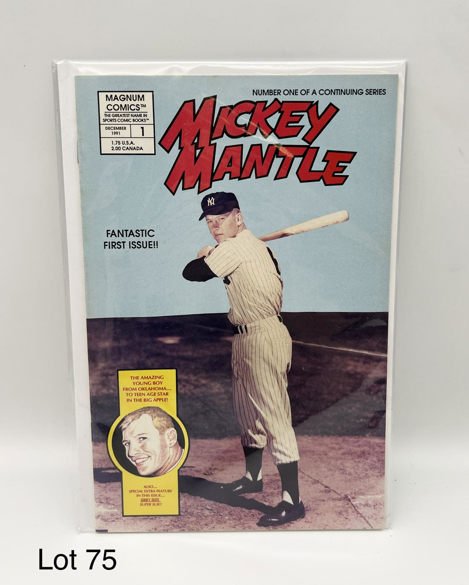 Mickey Mantle #1 Comic Book (1 of 1)