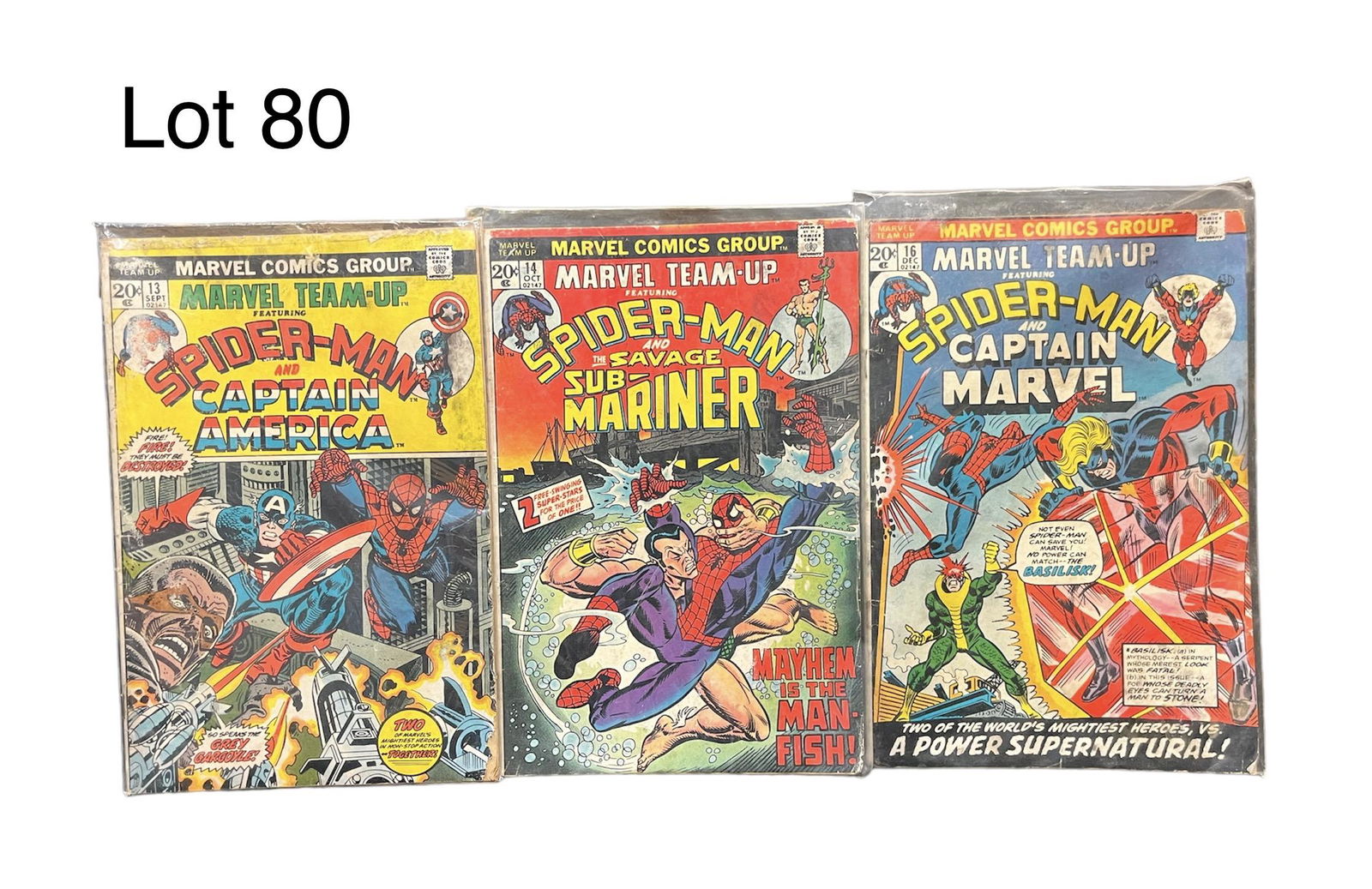 Lot of Marvel Team-Up Comic Books (1 of 5)