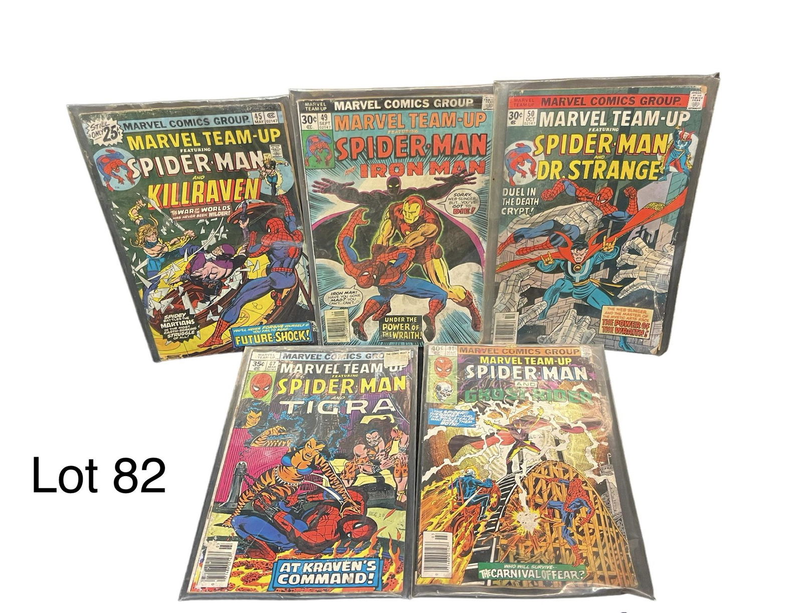 Lot of Marvel Team-Up Comic Books (1 of 8)