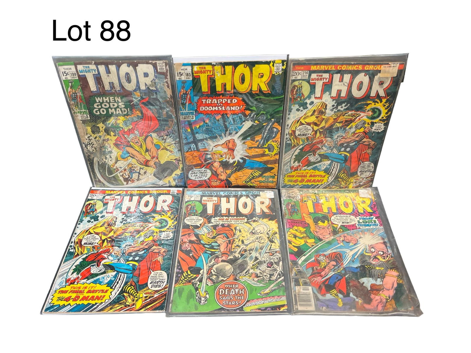 Lot of The Mighty Thor Comic Books (1 of 9)