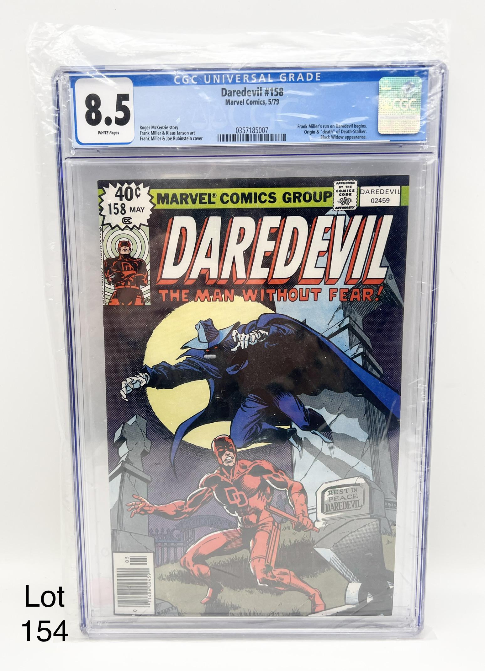 Graded Daredevil #158 Comic Book (1 of 1)