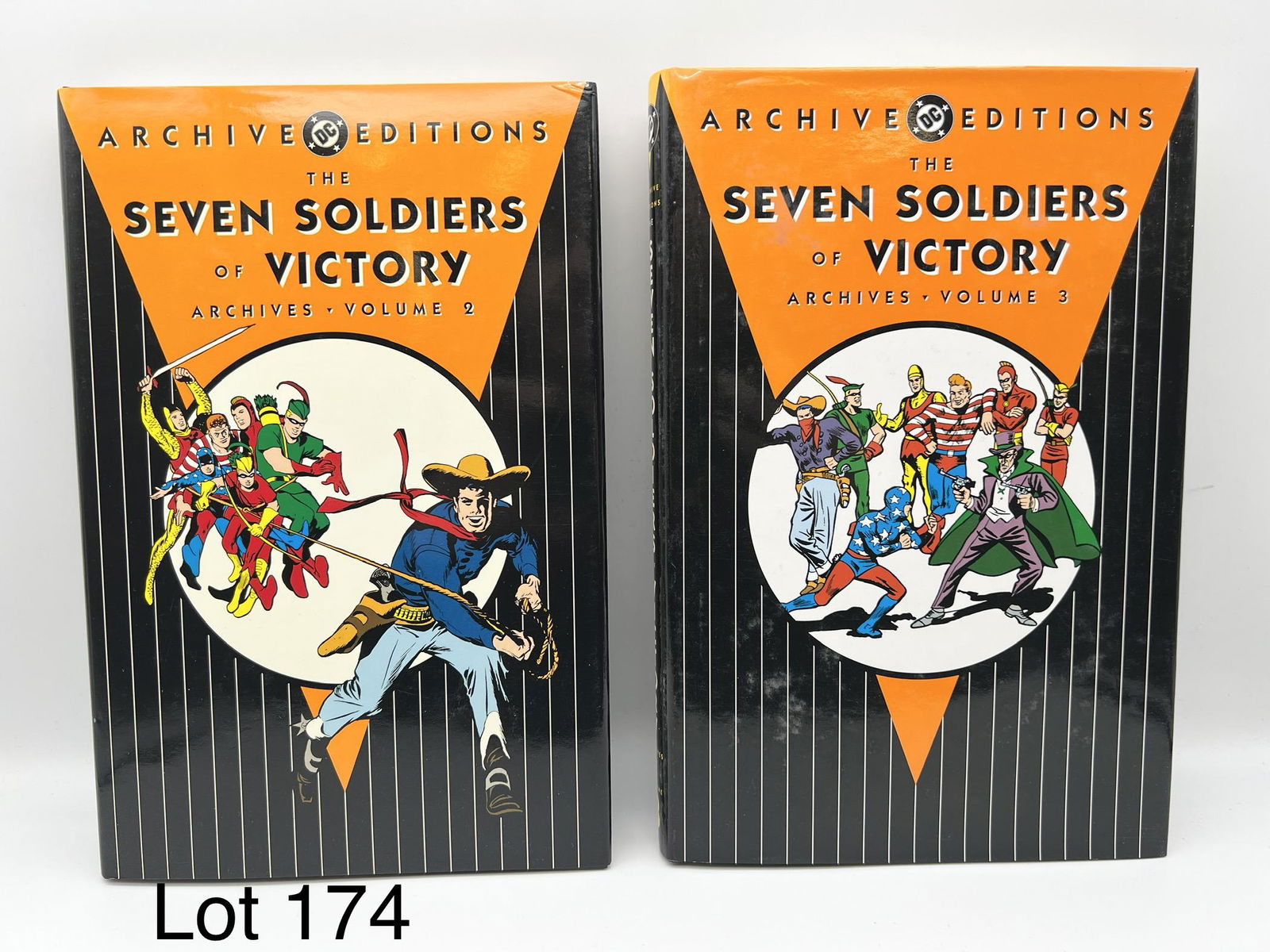 Pair of DC Archive Editions The Seven Soldiers of Victory Books (1 of 5)