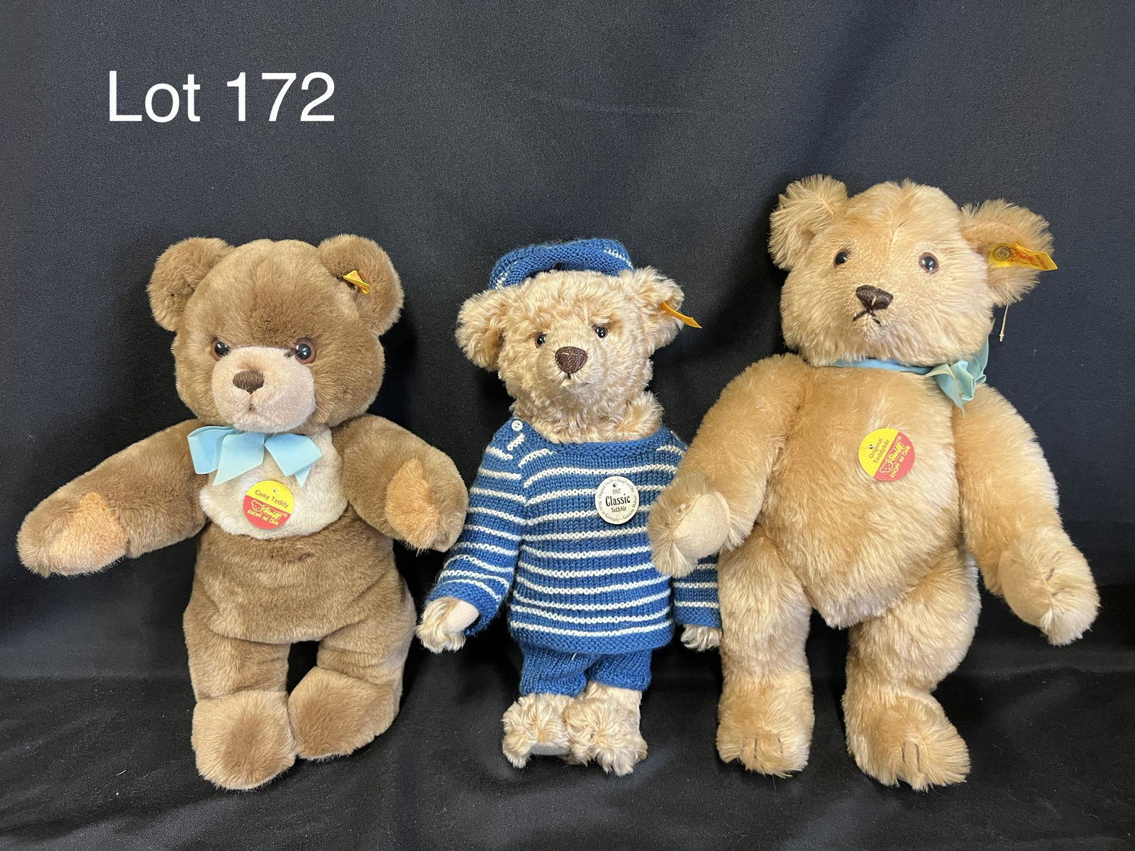 Trio of Steiff Teddy Bears (1 of 7)
