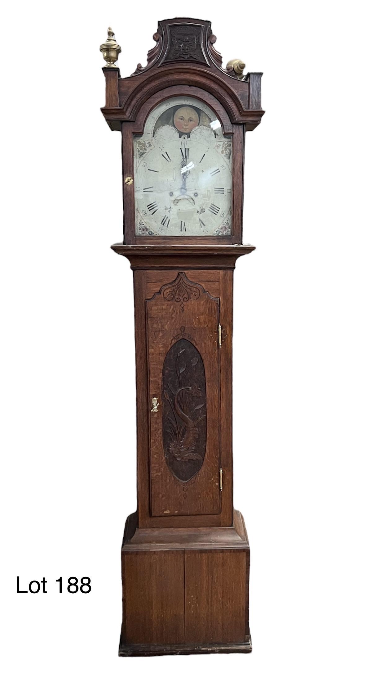 18th Century British Isles Tall Case Clock (1 of 7)