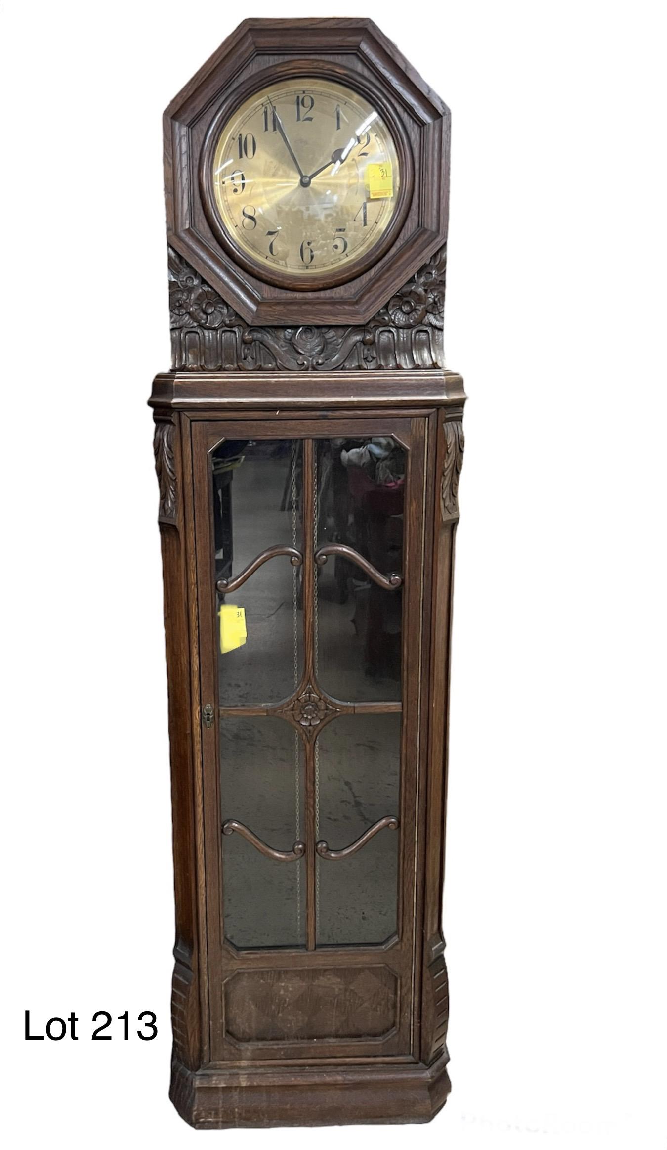 Antique German Tall Case Clock (1 of 9)