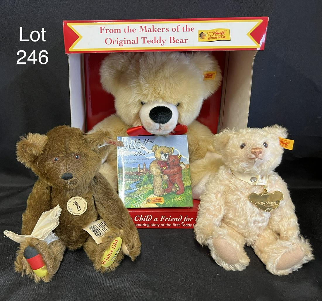 Trio of Steiff Teddy Bears (1 of 7)