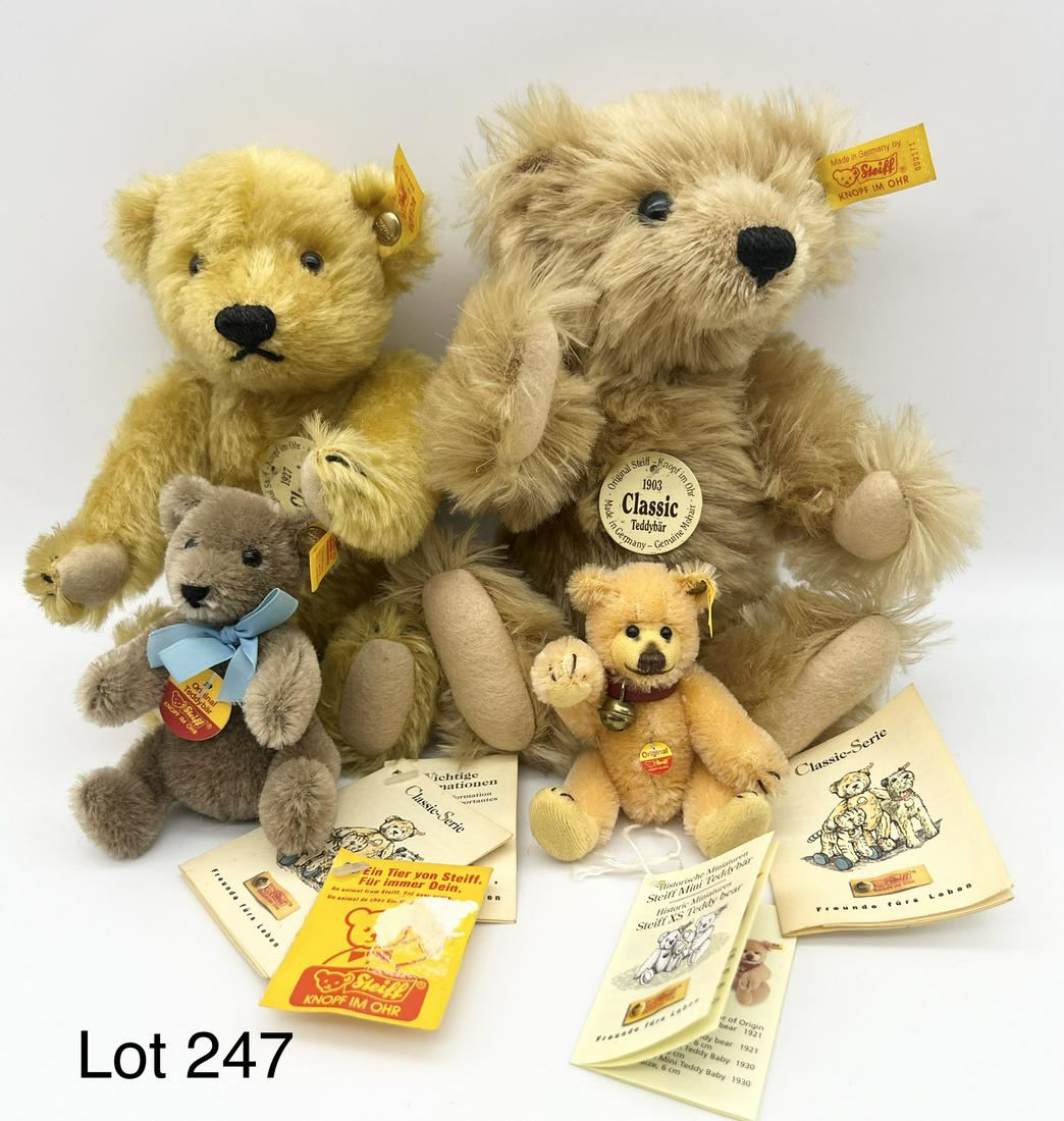 Selection of Steiff Replica Bears (1 of 9)