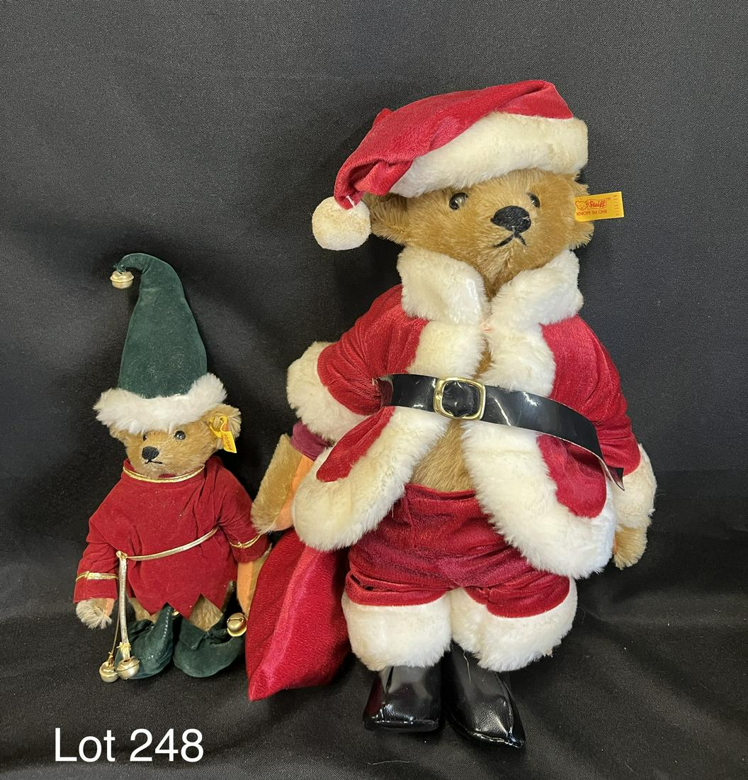Steiff Christmas Teddy Bear Lot (1 of 8)