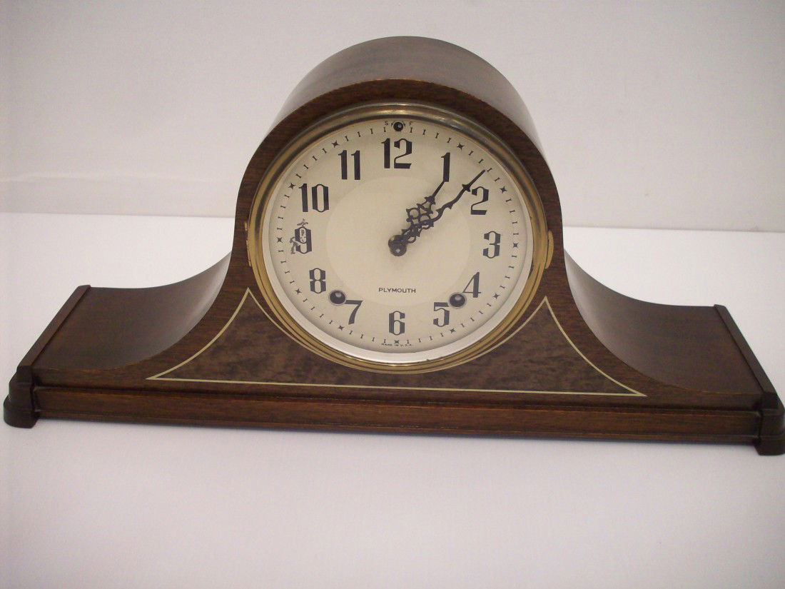 Plymouth Tambour Mantel Clock