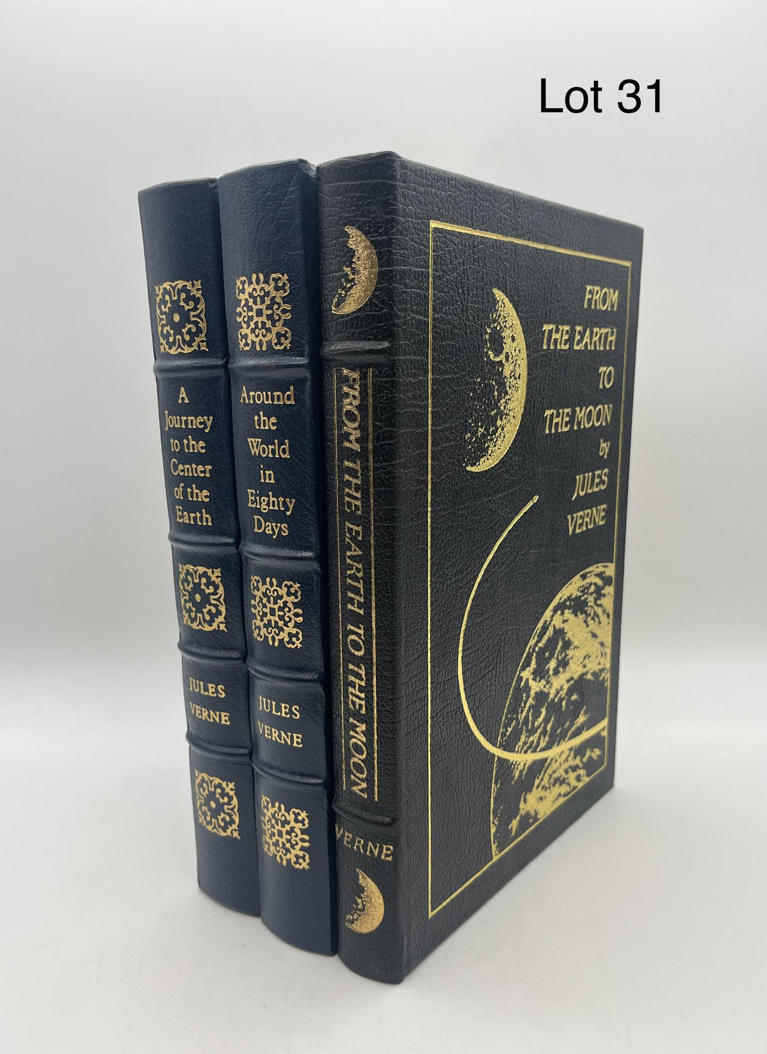 Trio of Easton Press Publications of Jules Verne Novels (1 of 9)