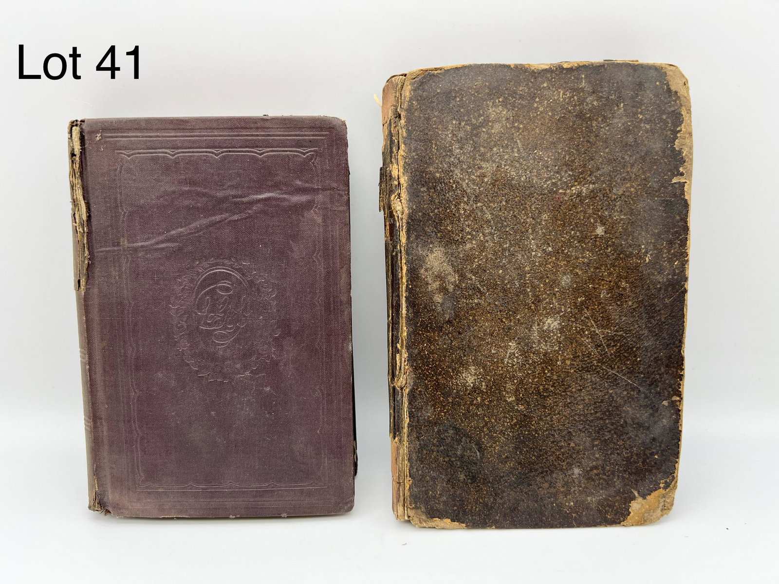Pair of 19th Century Books Including Pennsylvania History and Benjamin Franklin: Lot of 2 antique books from the mid 19th century. Includes: 1) The History of Pennsylvania From Its Earliest Settlement to the Present Time, edited by W.H. Carpenter and T.S. Arthur. Published by Lipp