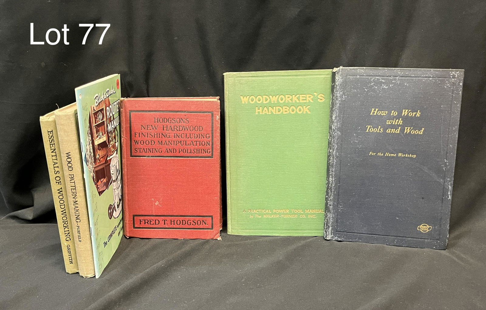 Lot of Antique Woodworking Books (1 of 9)