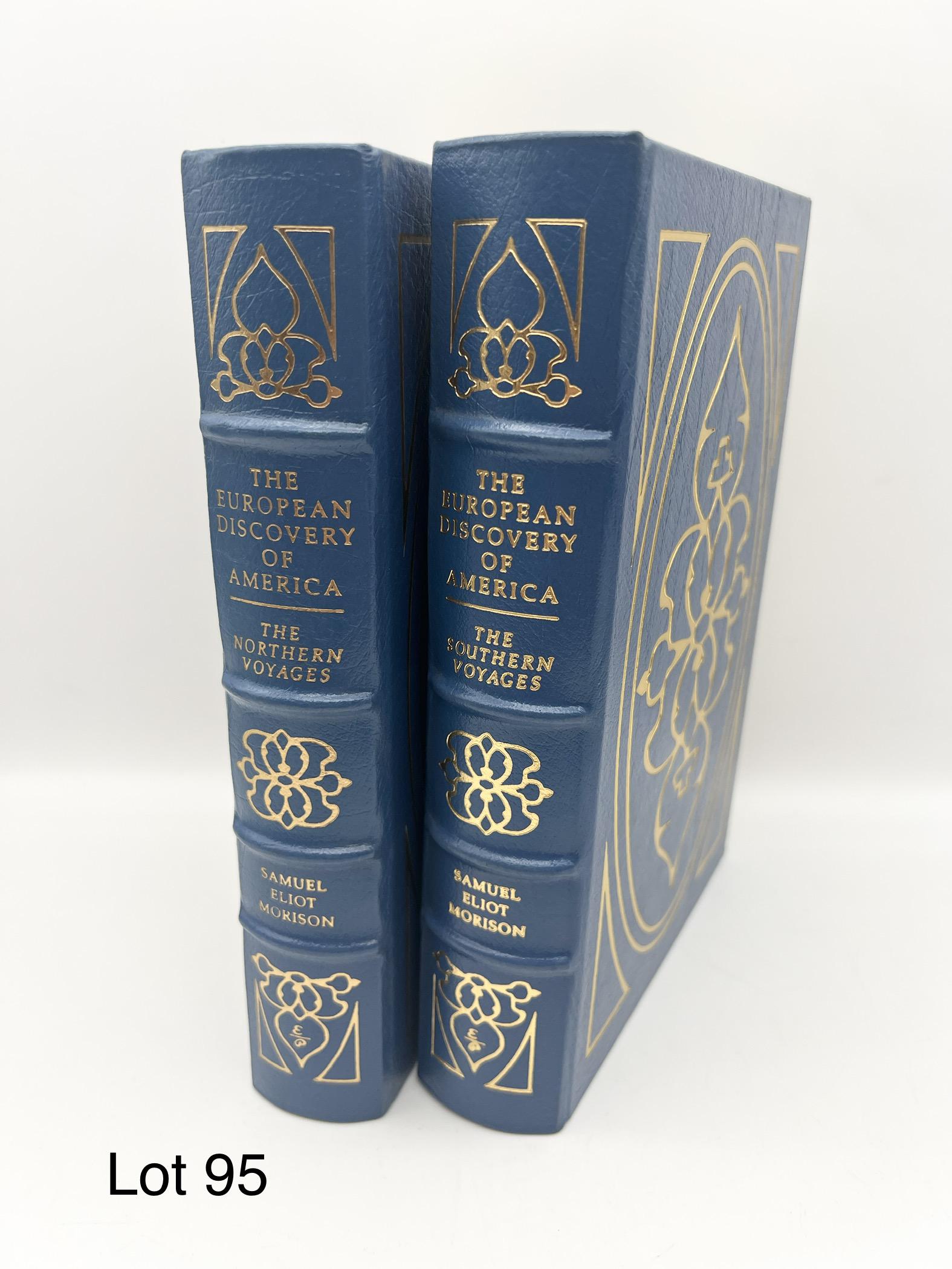 Easton Press two volume set of "The European Discovery of America" (1 of 12)
